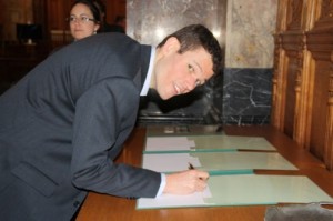 La signature de François (Mariage Civil)