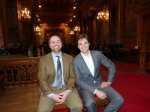 Gilles et Christophe, les témoins de François (Mariage Civil)